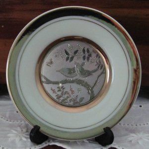 The Art of Chokin Mini Plate w/stand